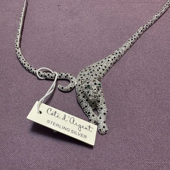 🆕Cote di argent beautiful women sterling silver partner necklace - Picture 4 of 9